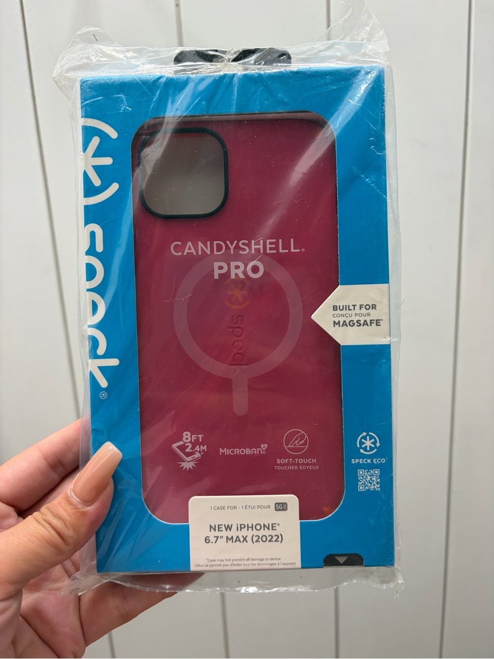 speck CandyShell Pro MagSafe iPhone 6.7" Max Case - Raspberry
